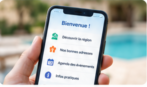 Livret d’accueil WeeBnB sur smartphone